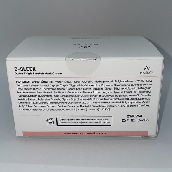 Maelys B-SLEEK Outer Thigh Stretch Mark Cream - Picture 6 of 10